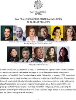 SAN FRANCISCO OPERA CENTER ANNOUNCES 2022 ADLER FELLOWS