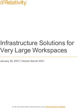 Infrastructure Solutions for Very Large Workspaces - January 26, 2021 | Version Server 2021