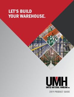 2019 PRODUCT GUIDE - United Material Handling