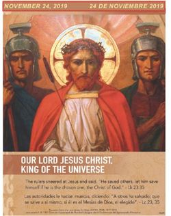 24 DE NOVIEMBRE 2019199 - NOVEMBER 24, 20199 - Parishes Online