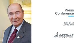 Press Conference Saint-Cloud July 19, 2018 - Dassault-aviation.com