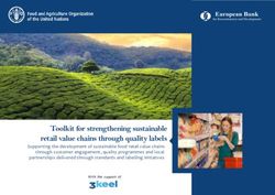 Toolkit for strengthening sustainable retail value chains through quality labels - 3Keel