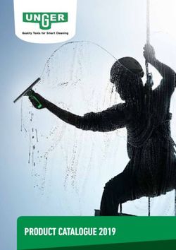 PRODUCT CATALOGUE 2019 - Unger USA