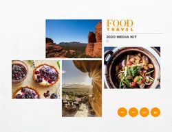 2020 MEDIA KIT /foodandtravelMX