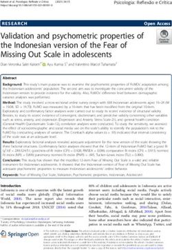 Validation and psychometric properties of the Indonesian version of the Fear of Missing Out Scale in adolescents