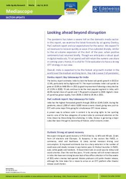 Mediascope SECTOR UPDATE - Edelweiss