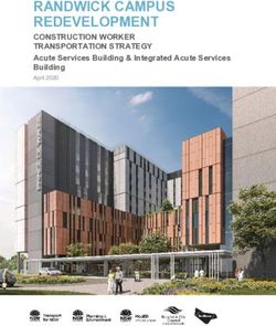RANDWICK CAMPUS REDEVELOPMENT - CONSTRUCTION WORKER TRANSPORTATION STRATEGY Acute Services Building & Integrated Acute Services Building April 2020