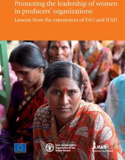 Promoting the leadership of women in producers' organizations: Lessons from the experiences of FAO and IFAD