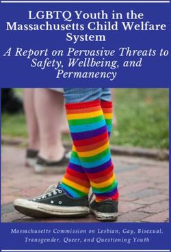 LGBTQ Youth in the Massachusetts Child Welfare System - A Report on Pervasive Threats to Safety, Wellbeing, and Permanency