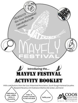 MAYFLY FESTIVAL ACTIVITY BOOKLET - Introducing the - Coos Watershed ...