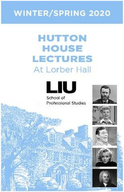 WINTER/SPRING 2020 - Long Island University