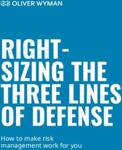 How to make risk management work for you - Oliver Wyman