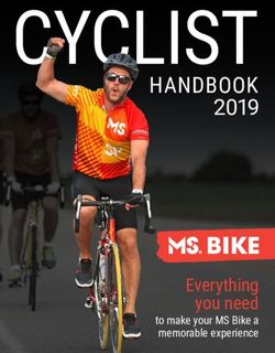 HANDBOOK 2019 - Everything you need to make your MS Bike a memorable experience - Special Events