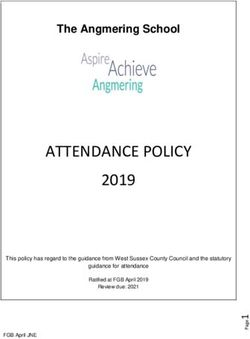 ATTENDANCE POLICY 2019 - The Angmering School