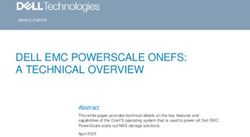 DELL EMC POWERSCALE ONEFS: A TECHNICAL OVERVIEW - Dell Technologies