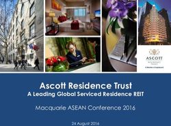 Ascott Residence Trust - A Leading Global Serviced Residence REIT Macquarie ASEAN Conference 2016 - Ascott ...