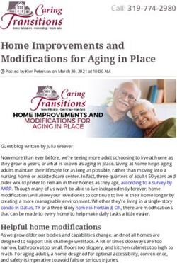 Home Improvements and Modifications for Aging in Place