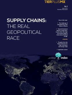 SUPPLY CHAINS: THE REAL GEOPOLITICAL RACE - Consejo Nacional de la industria ...