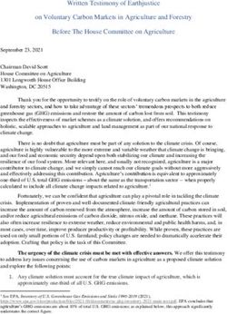 Written Testimony of Earthjustice on Voluntary Carbon Markets in Agriculture and Forestry Before The House Committee on Agriculture