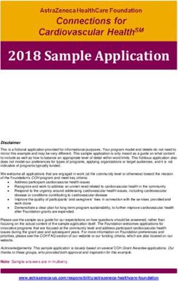 2018 SAMPLE APPLICATION - ASTRAZENECA