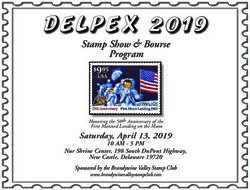 DELPEX 2019 Stamp Show & Bourse Program - Brandywine Valley Stamp Club