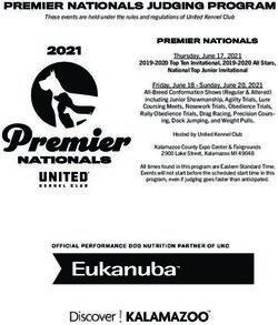 PREMIER NATIONALS JUDGING PROGRAM - UKC