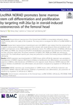LncRNA NORAD promotes bone marrow stem cell differentiation and proliferation by targeting miR-26a-5p in steroid-induced osteonecrosis of the ...