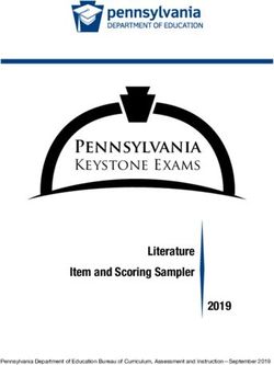 Pennsylvania Keystone Exams - Literature Item and Scoring Sampler 2019 - Pennsylvania ...