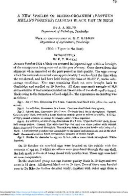 A NEW SPECIES OF MICRO-ORGANISM (PROTEUS MELANOVOGENES) CAUSING BLACK ROT IN EGGS