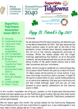 Happy St. Patrick's Day 2021 - Tidy Towns