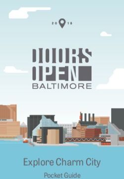 Explore Charm City Pocket Guide - Doors Open Baltimore