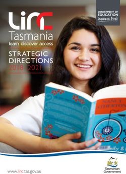STRATEGIC DIRECTIONS 2018-2021 - www.linc.tas.gov.au - Libraries Tasmania