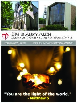 FEBRUARY 9, 2020 FIFTH SUNDAY IN ORDINARY TIME - Sacred Heart ...