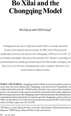 Bo Xilai and the Chongqing Model - BO Zhiyue and CHEN Gang