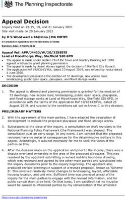 Appeal Decision Inquiry Held on 12-15, 19, and 21 January 2021 - Decision Letter v2