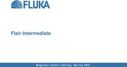 Flair Intermediate Beginner online training, Spring 2021 - CERN Indico