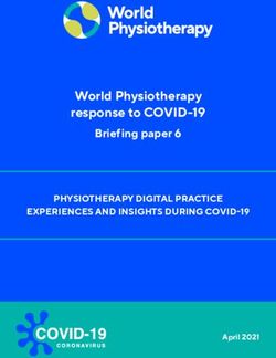World Physiotherapy response to COVID-19 - Briefing paper 6 PHYSIOTHERAPY DIGITAL PRACTICE