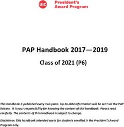 PAP Handbook 2017-2019 - Class of 2021 (P6) - UIC Vice Provost for Academic ...