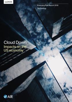 Cloud Down Impacts on the US economy - Emerging Risk Report 2018 Technology - Lloyd's of London
