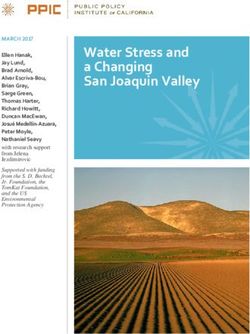 Water Stress and a Changing San Joaquin Valley - Public ...