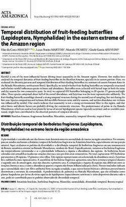 Temporal distribution of fruit-feeding butterflies (Lepidoptera, Nymphalidae) in the eastern extreme of the Amazon region