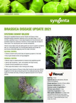 BRASSICA DISEASE UPDATE 2021 - Syngenta UK