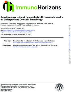 American Association of Immunologists Recommendations for an Undergraduate Course in Immunology