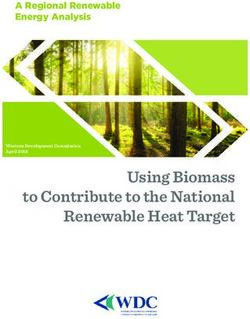 Using Biomass to Contribute to the National Renewable Heat Target - A Regional Renewable Energy Analysis