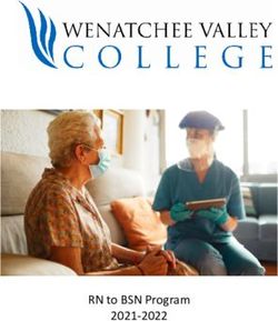 RN to BSN Program 2021-2022 - Wenatchee Valley College