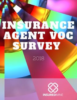 INSURANCE AGENT VOC SURVEY 2018 - InsuredMine