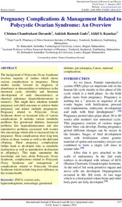 Pregnancy Complications & Management Related to Polycystic Ovarian Syndrome: An Overview