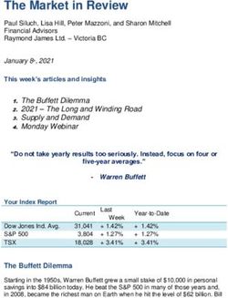 The Market in Review - Dividend Value Partners