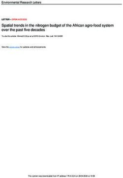 Spatial trends in the nitrogen budget of the African agro-food system over the past five decades