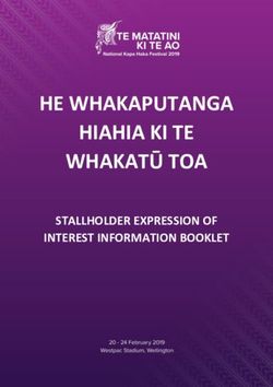 HE WHAKAPUTANGA HIAHIA KI TE WHAKATŪ TOA - STALLHOLDER EXPRESSION OF INTEREST INFORMATION BOOKLET - Te Matatini